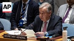 'The Middle East is on the brink': UN chief calls for 'maximum restraint'