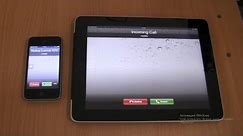 ipad+Iphone 3Gs White Double incoming call at the Same Time