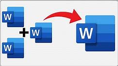 How to Merge Word Documents | Combine Multiple Word Documents into One