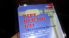 Rectorseal pipe repair kit updated didn't work