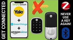 SmartThings Smart Yale Lock Installation | Amazon Alexa Control (2021)