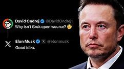 I convinced Elon Musk to open-source Grok