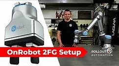 OnRobot 2FG7 (Two Finger Gripper) Unbox and Install on UR Cobot (UR10e)