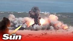 Iran destroys target with ballistic missile in terrifying warning as US nuke tensions heighten