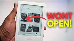How to Fix Kindle Not Opening Books | Easy Solutions