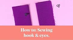 How To: Sewing Hook & Eyes