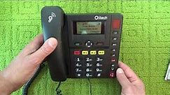 Olitech 3G Homephone Review - Landline Phone That Uses a SIM Card - All the Features - Tutorial