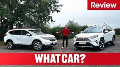 2021 Toyota RAV4 vs Honda CR-V – hybrid SUV showdown | What Car?