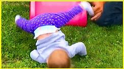 Funniest Babies Playing Slide Moment || Funny Baby Video