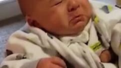 Baby's cute reaction to fart noise