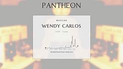 Wendy Carlos Biography - American composer and electronic musician (born 1939)