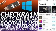Checkra1n Jailbreak iOS 15 USB | Checkra1n for Windows | Checkra1n iOS 15 Windows USB | 2023