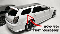 how to: tint model car windows