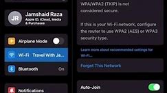 Find Wifi Password on iPhone or iPad iOS17