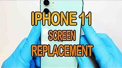 How to replace iPhone 11 cracked screen.