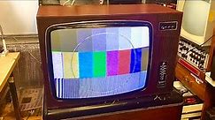 Vintage Show and Tell - RBM A823. An Early UK Colour TV Set. Importance Of A Service Manual.