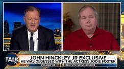 John Hinckley Jr. talks to Piers Morgan about his release and the death of James Brady, who was shot during the attempted assassination pf President Ronald Reagan.
