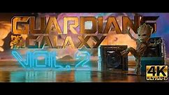 Guardians of the Galaxy Vol. 2 4K-SONG: Mr. Blue Sky ARTIST:ELO-Intro & credits-out of the way-Groot