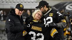 Watch Steelers' jersey-retirement ceremony for Franco Harris at halftime of Holiday Classic