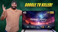 Redmi Smart Fire TV 43 4K Review After 2 Weeks - Google TV Killer! 🔥