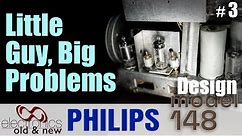 Replaced the tubes, but little things can cause big problems. Philips Model 148 restoration part 3