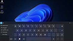 Enable and edit Touch Keyboard in Windows 11