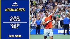 Carlos Alcaraz vs. Casper Ruud Highlights | 2022 US Open Final