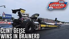 Clint Geise wins Top Dragster at Lucas Oil Nationals