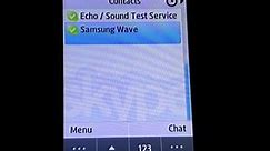 Skype for Bada - (Java) Demo on Samsung Wave II 8530