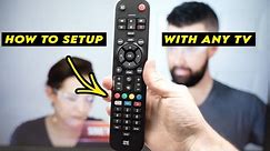 How to Setup One For All Universal Essential TV Remote + CODES LIST