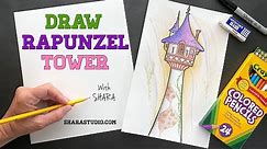 Draw Rapunzel‘s tower