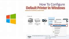 How to Set a Default Printer in Windows 10 - Step-by-Step Guide