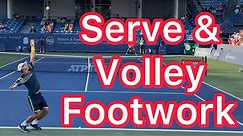 Here’s How To Serve & Volley (Tennis Footwork Explained)