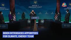 LIVE: President-elect Biden and VP Harris introduce nominees for their climate and energy teams.