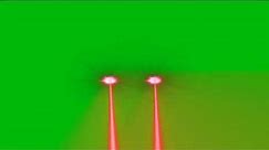 Green Screen red eye lasers #1
