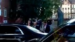 Putin enters motorcade vehicle surrounded by 'thankful' crowd