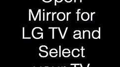How to mirror your iPhone to your LG Smart TV