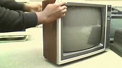 I Found a 1980's Sharp Linytron CRT Television Set