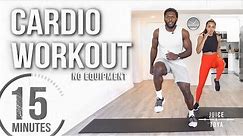 15 Minute Full Body Cardio Workout (No Equipment)