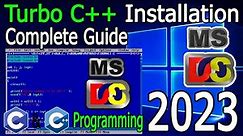 How to download and install Turbo C++ for C and C++ programming on Windows 10/11 [ 2023 Update ]