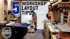 Workshop Design - 5 Keys to a Small Shop Layout | Evening Woodworker