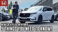 New Honda CR-V Plug-in Hybrid - 5 Things You Need To Know!