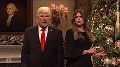 Alec Baldwin’s Trump hangs ornaments of former staff, Robert Mueller, Roy Moore in SNL cold open