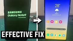 SAMSUNG NOTE 9 SCREEN ISSUE DISCOLORATION FIX 2021