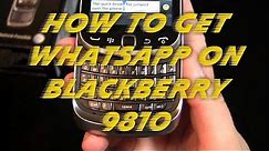 WhatsApp for BlackBerry: How to download WhatsApp on BlackBerry