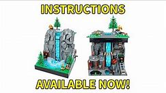 LEGO Working Waterfall Instructions AVAILABLE NOW!