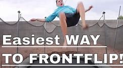 How To Do A Frontflip On A Trampoline And Land It
