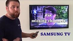 How to Fix missing channels on Samsung TV || Samsung TV Missing Channels? Here's How to Fix It!