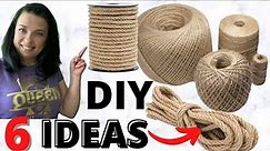 6 Amazing Ideas from Jute Twine for Everyday | Jute Rope Craft Ideas |
