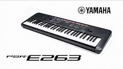 Yamaha PSR E263 Digital Keyboard | Yamaha Music London